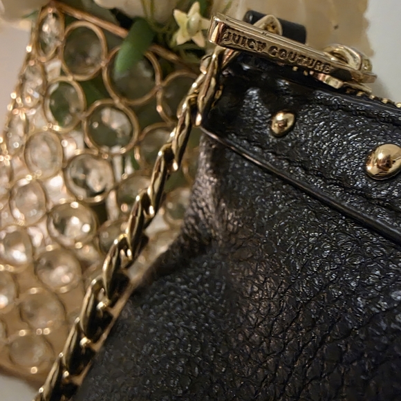 Juicy Couture Black Crossbody Bag with Gold Details - Picture 9 of 15